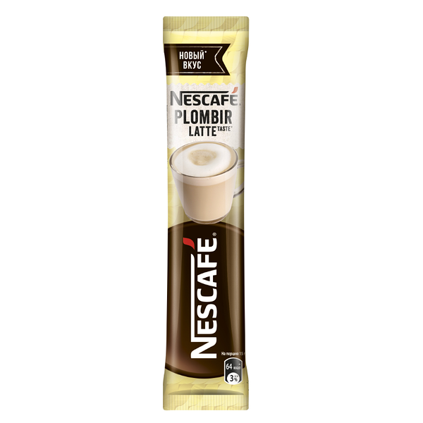 NESCAFÉ 3в1 Plombir Latte стик,15 г