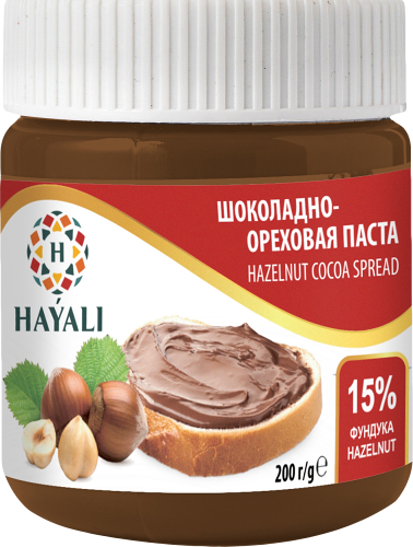 Паста Hayali шоколадно-ореховая 200г