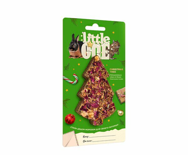 Лакомство-игрушка для грызунов LITTLE ONE Новогодняя елочка