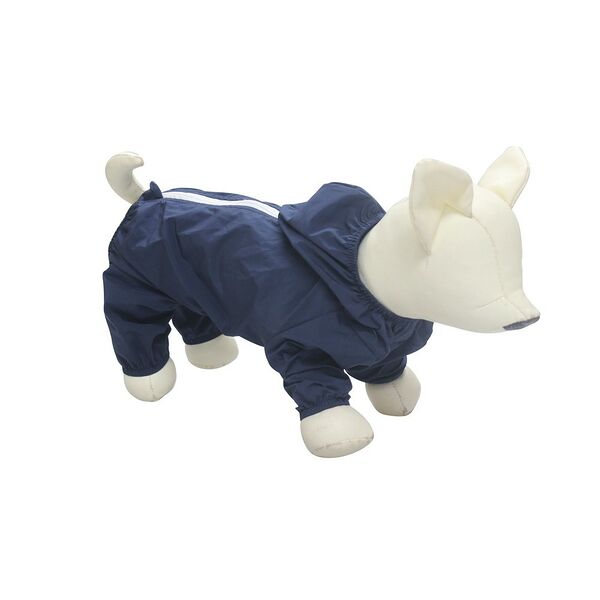 Дождевик для собак FOXIE Sport M (длина спины 35см, обхват груди 44см) синий