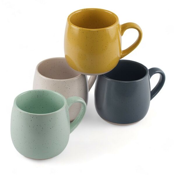 Кружка Domenik Urbancup, 440 мл, керамика, бочонок, в ассортименте