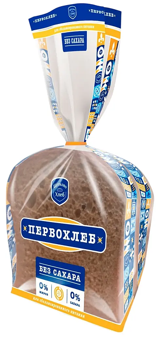 

Хлеб Щелковохлеб Первохлеб без сахара нарезка 310 г