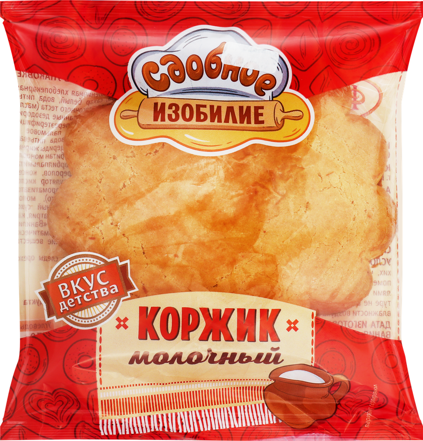 

Коржик Сдобное изобилие Молочный 70 г
