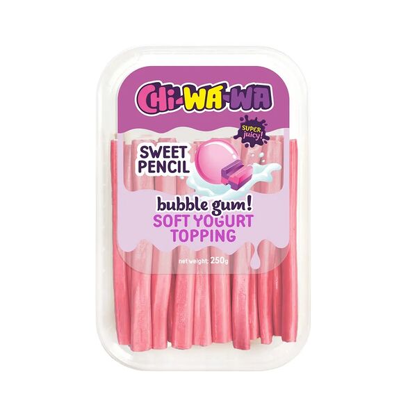 Мармелад жевательный Chi-Wa-Wa карандаш бабл-гам 250 г