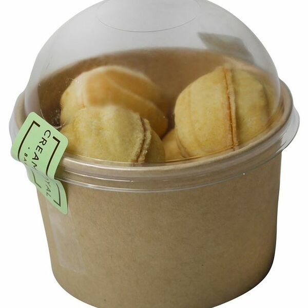 Мини-пирожные песочные Cream Royal орешки с вареной сгущенкой, 140 г