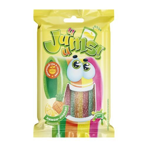 Мармелад Juuums! Кислый ананас лимон 70 г