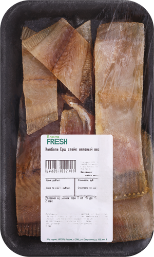 

Камбала-ерш Лента Fresh вяленая стейк весовая