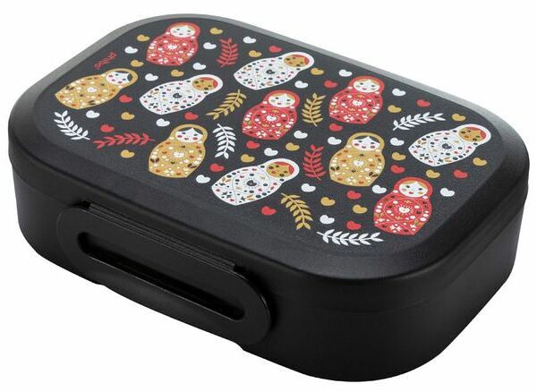 Ланч-бокс Phibo с декором, 18х13х5 см