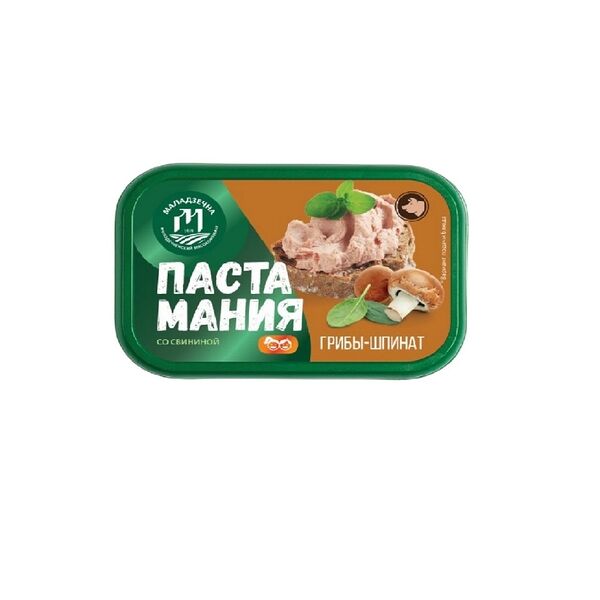 Продукт из свинины Грибы со шпинатом вар рубл мясосодержащий 150г Велес-Мит