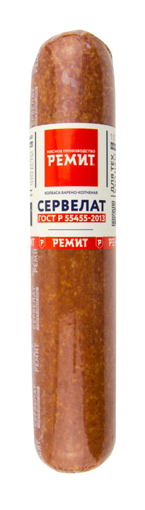

Колбаса варено-копченая Ремит Сервелат ГОСТ вес