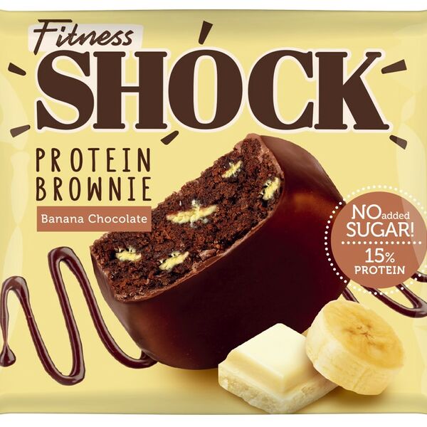 Брауни FitnesShock Банановый 50 г