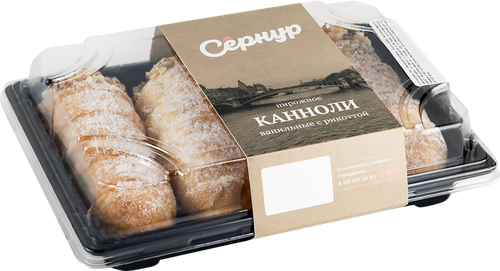 

Пирожное Канноли Сернурский сырзавод ванильные с рикоттой 180 г