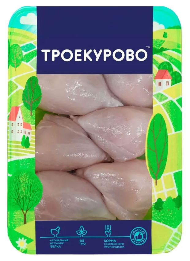 

Голень цыплёнка-бройлера охлаждённая Троекурово мини без кожи 600 г