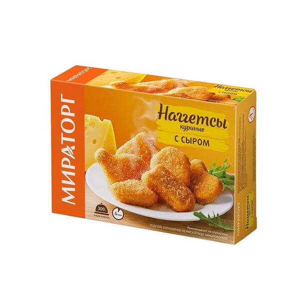 Наггетсы куриные Мираторг с сыром зам 300г