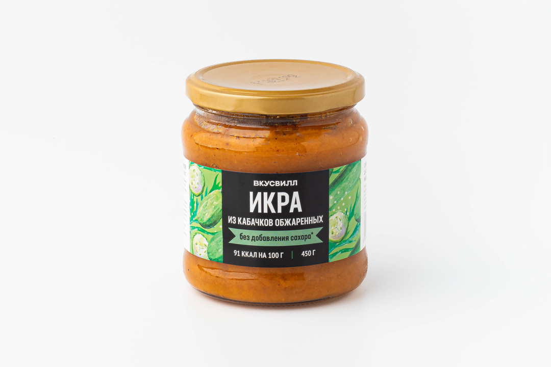 

Икра ВкусВилл из обжаренных кабачков 450 г