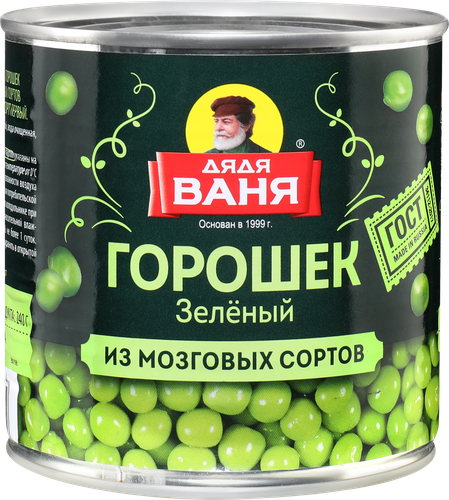

Горошек Дядя Ваня зелёный 400 г