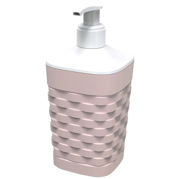 Диспенсер для мыла Полимербыт Reef, 7.8х7.8х16.5 см, цвет в ассортименте