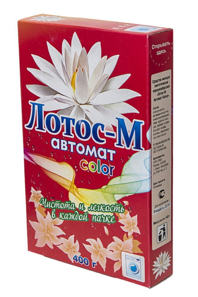

Стиральный порошок Лотос-М Color Автомат 400 г