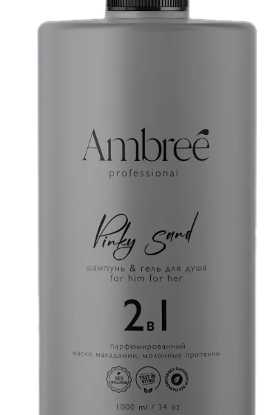 Шампунь-гель для душа Ambree Professional 2 в 1 1 л