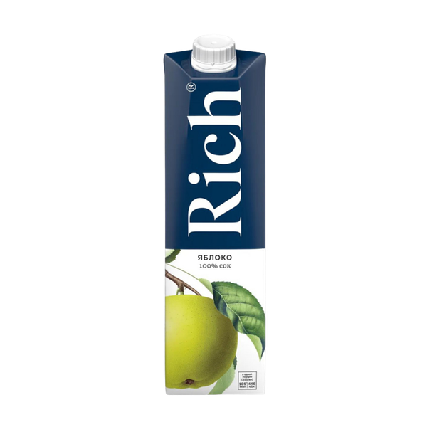 Сок Rich яблоко 1 л