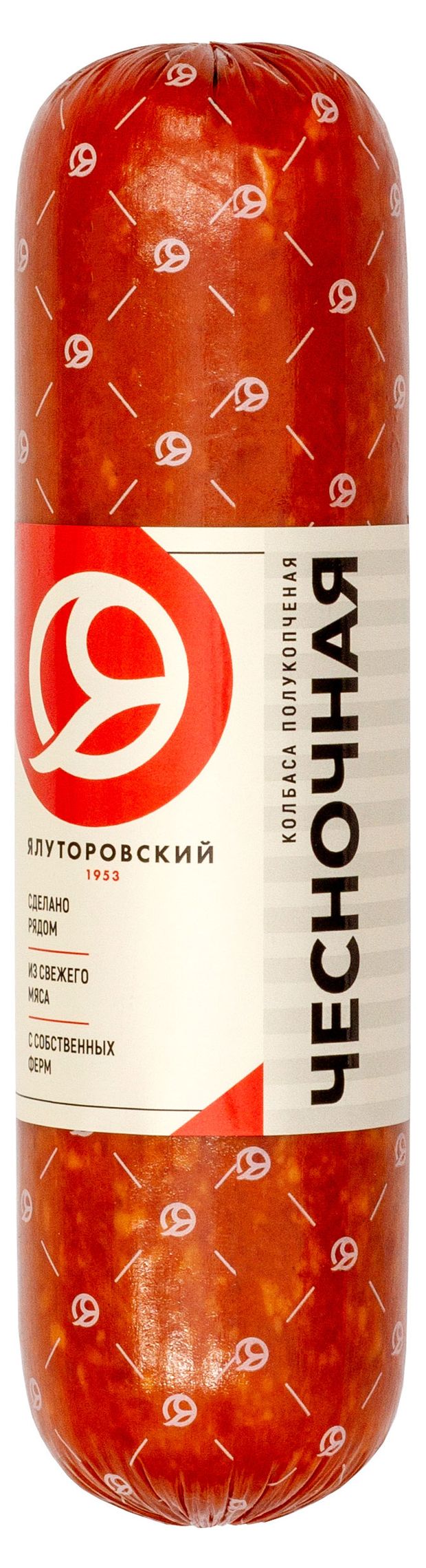 

Колбаса полукопченая Ялуторовский Мясокомбинат Чесночная 400 г