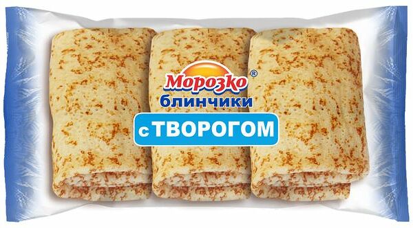 Блинчики замороженные Морозко с творогом 210 г