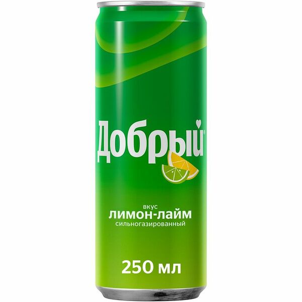 Напиток Добрый со вкусом Лимон-Лайм газированный 250 мл