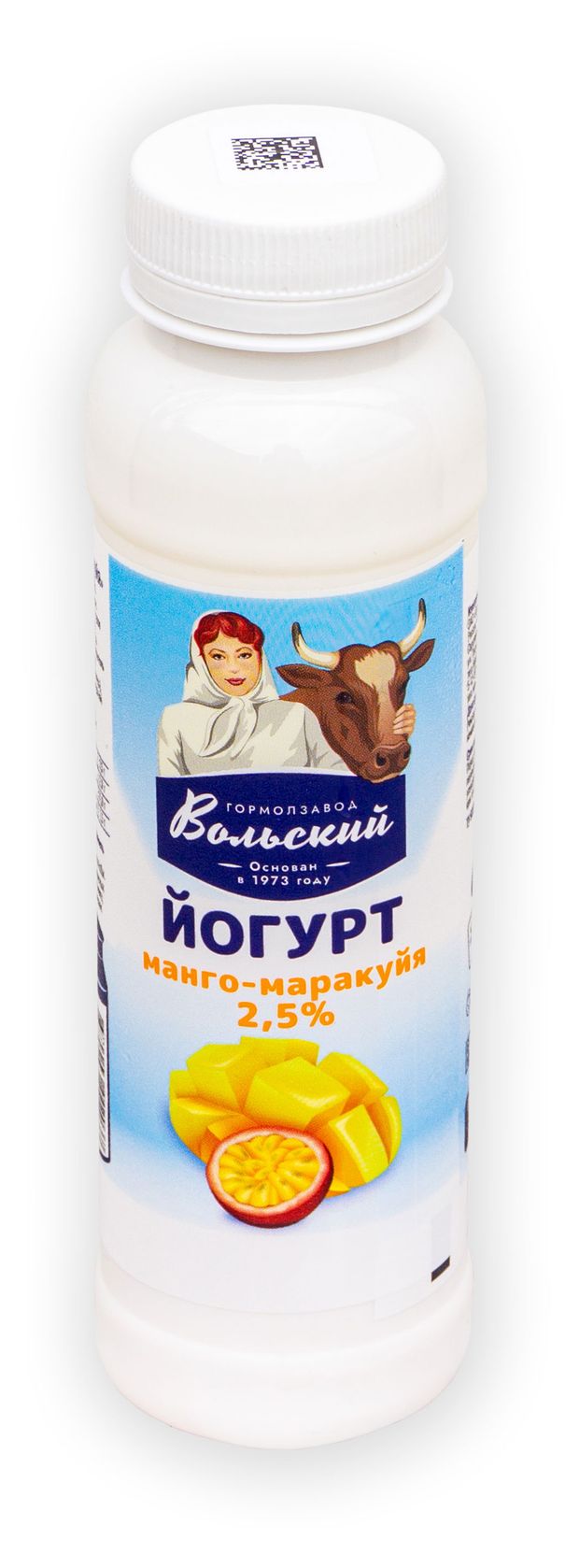 

Йогурт питьевой ГМЗ Вольский Манго-маракуйя 2.5% 270 г