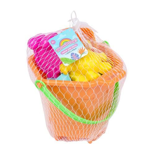 Игровой набор WowPlay! для песка с лейкой и ведром 10 предметов