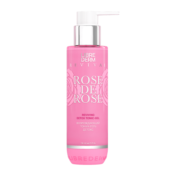 Тоник-гель Librederm Rose de Rose Возрождающий детокс 150 мл