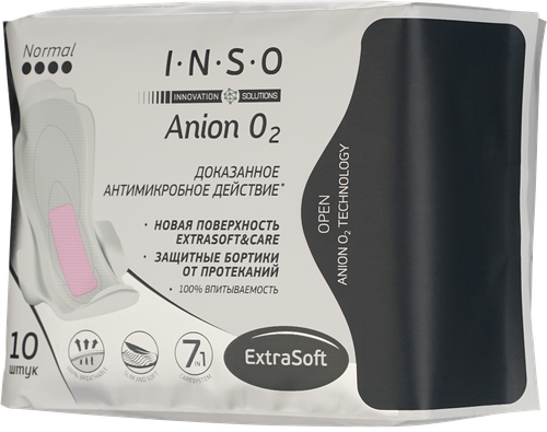 

Прокладки ежедневные INSO Anion O2 30 шт.