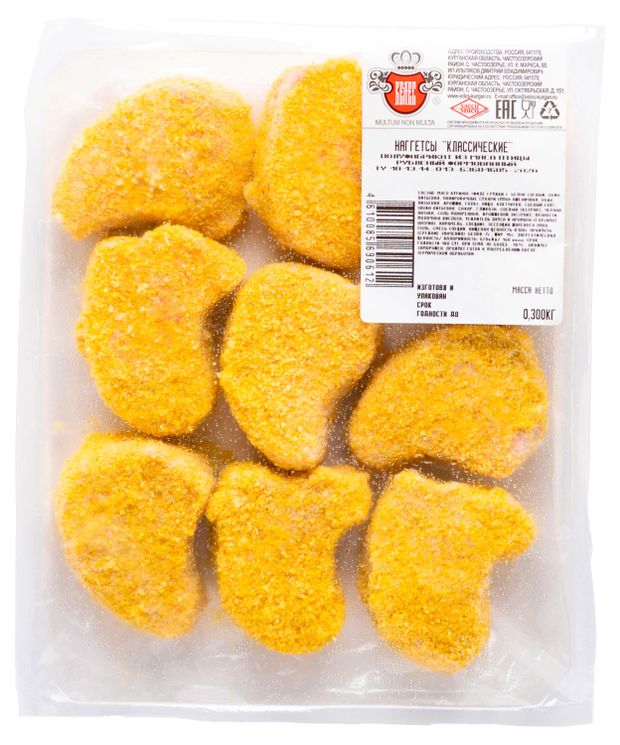 

Наггетсы Велес Классические замороженные 300 г