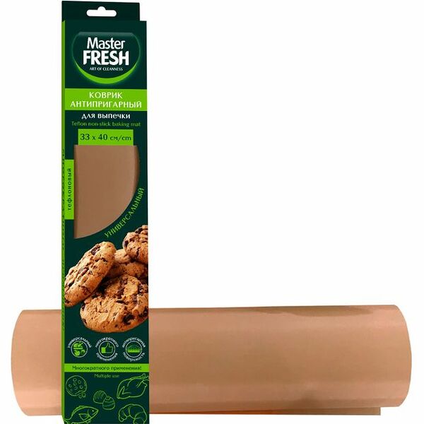 Коврик для выпечки Master Fresh Eco Line антипригарный многоразовый тефлон 33 х 40 см 90 мкм