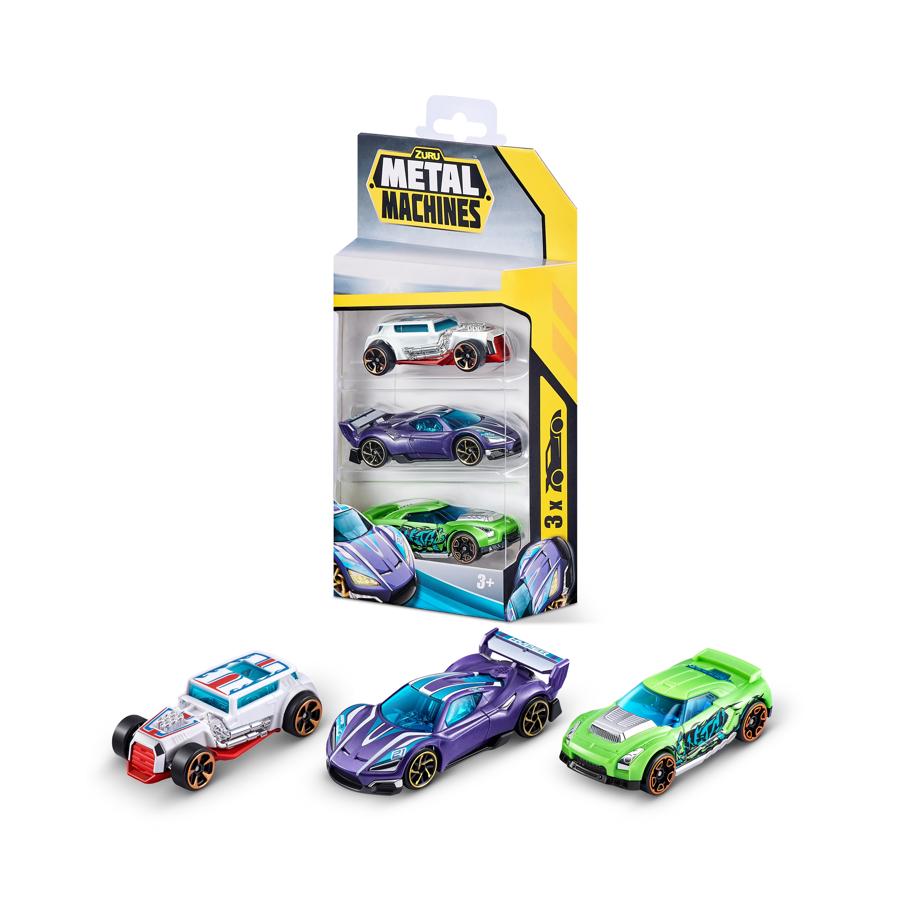 

Игрушка Zuru Metal Machines машинка 3 шт. дизайн в ассортименте