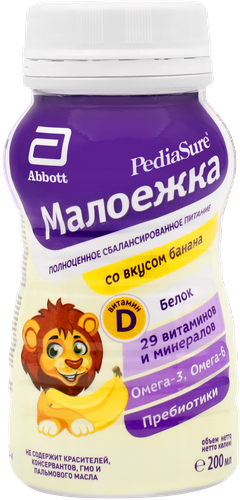 

Смесь детская Pediasure Малоежка жидкая банан 200 мл
