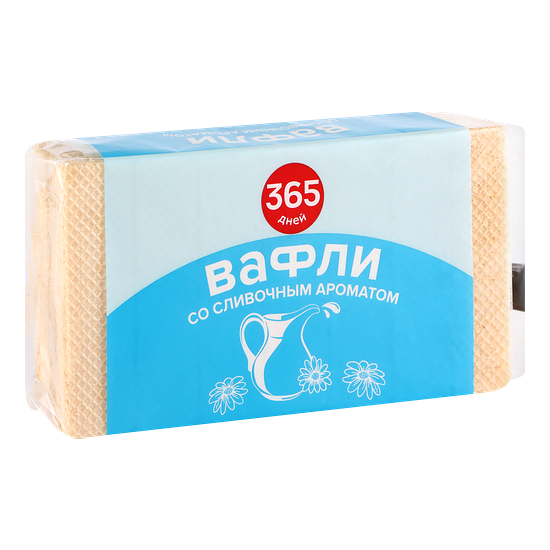 Вафли 365 дней со сливочным ароматом 200 г