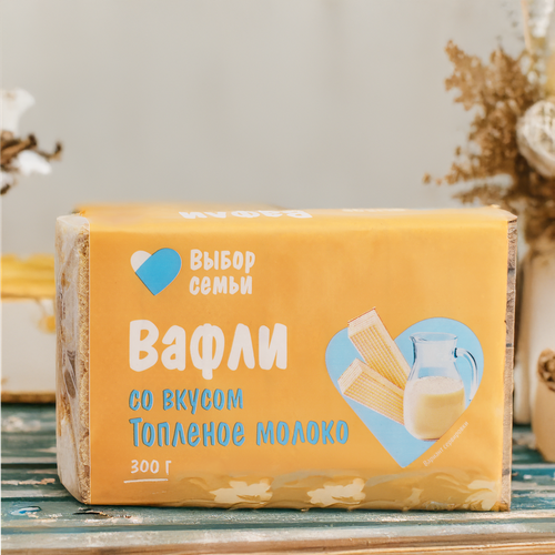 

Вафли Выбор Семьи топленое молоко 300 г