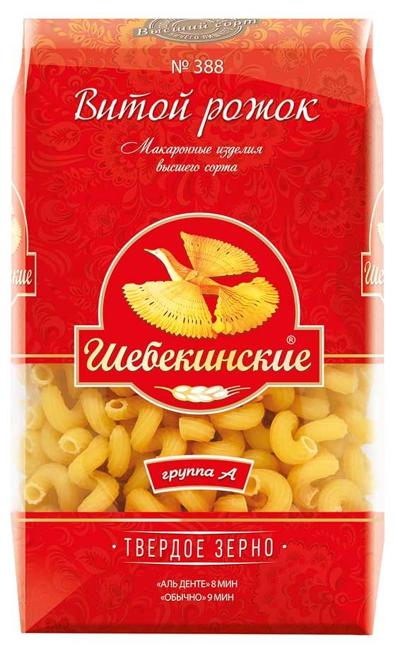 

Макароны Шебекинские Рожок витой №388 450 г