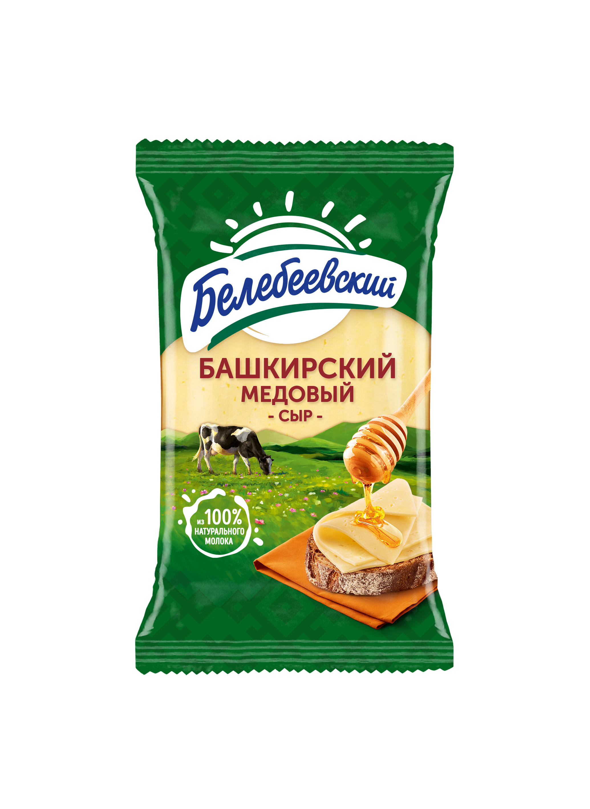 

Сыр полутвердый Белебеевский Башкирский медовый 50% 190 г