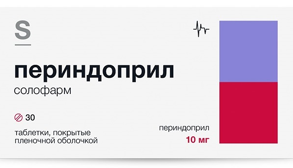 Периндоприл солофарм таблетки 10 мг 30 шт