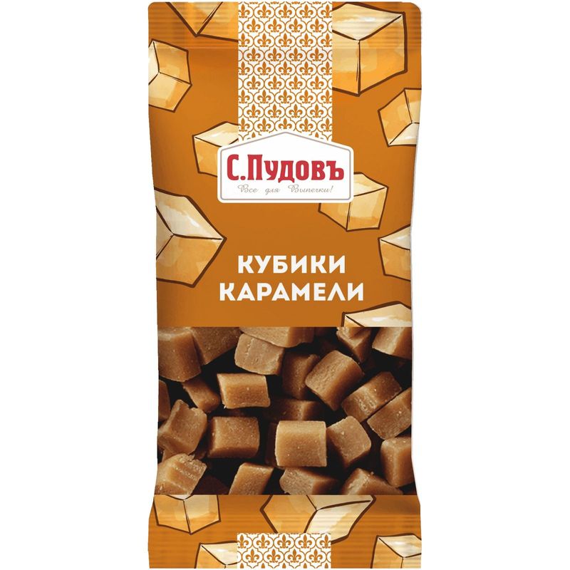 

Кубики для выпечки С.Пудовъ карамельные 50 г