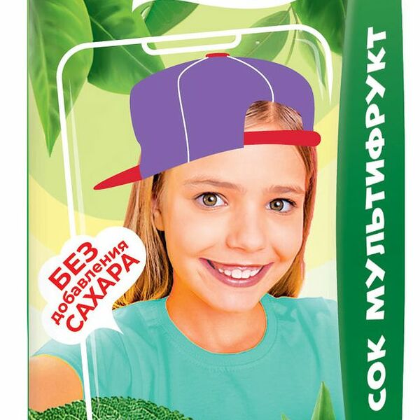 Сок Сады Придонья Мультифрукт с мякотью без сахара 200 мл