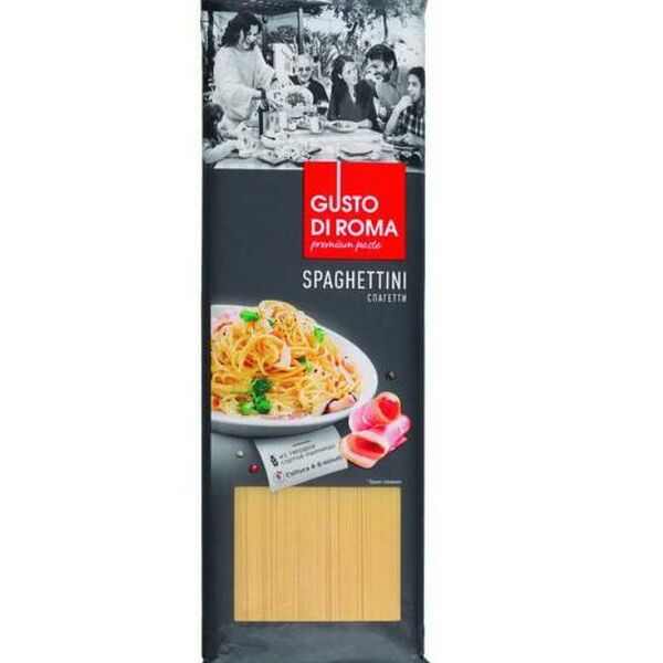 Спагетти Gusto Di Roma Spaghettini из твердых сортов 450 г