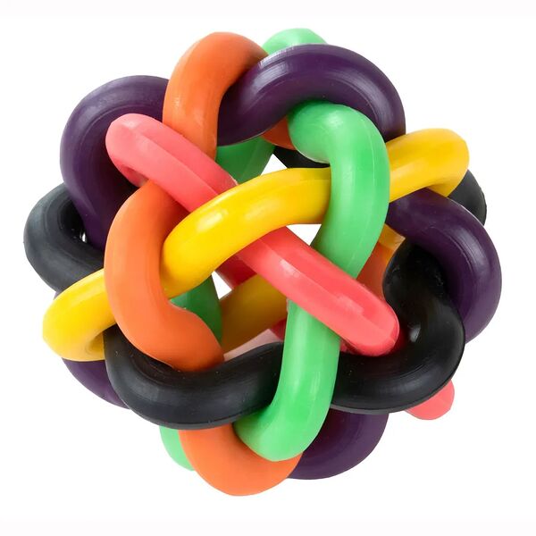 Игрушка для собак Мячик плетеный 7,5 см