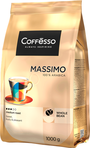 

Кофе в зернах Coffesso Massimo 1 кг