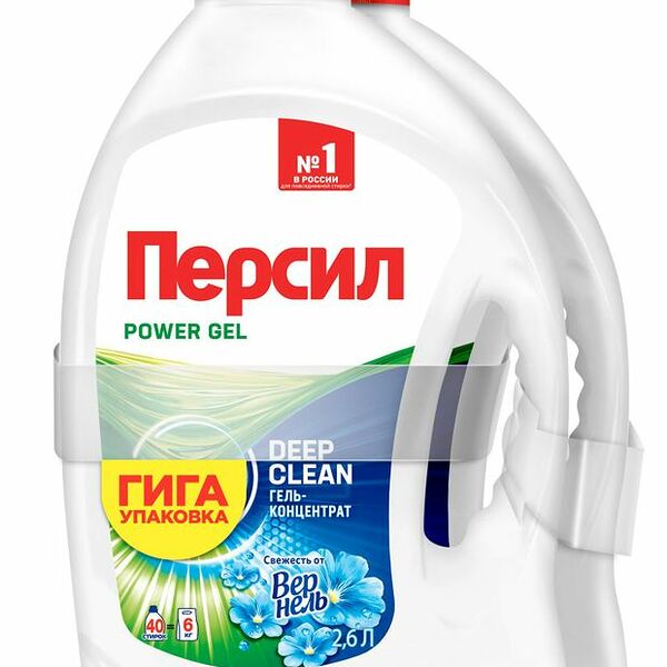 Гель для стирки PERSIL Свежесть от Vernel, 2x2.6л, 5,2л