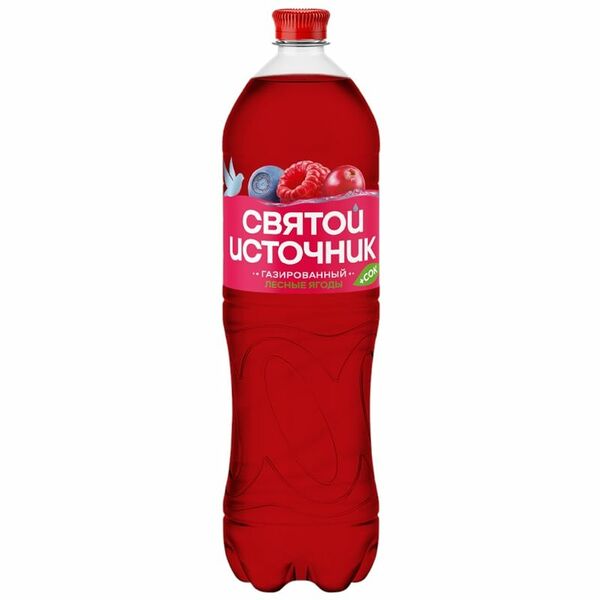 Напиток Святой Источник Вода+Сок лесные ягоды 1.5л