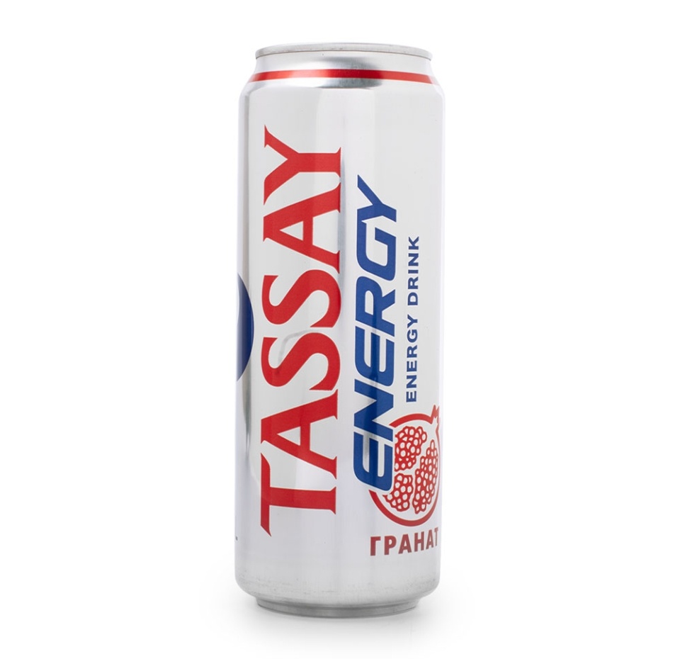 

Напиток энергетический Tassay Energy Гранат газированный 0.45л, Россия