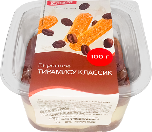 

Пирожное Kristof Тирамису классик 100 г