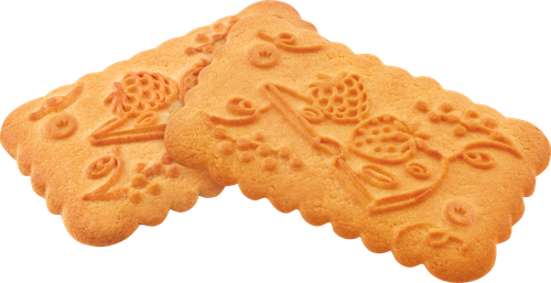 

Печенье сахарное Яшкино земляника со сливками весовое